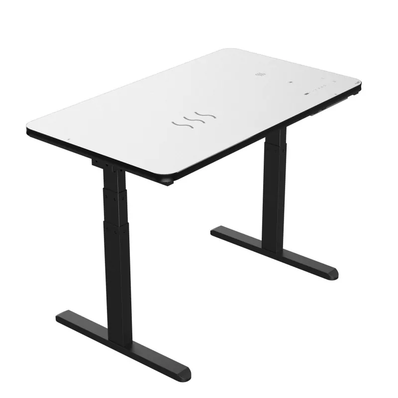 Black Glass Board podwójny silnik elektryczny stół podnoszący