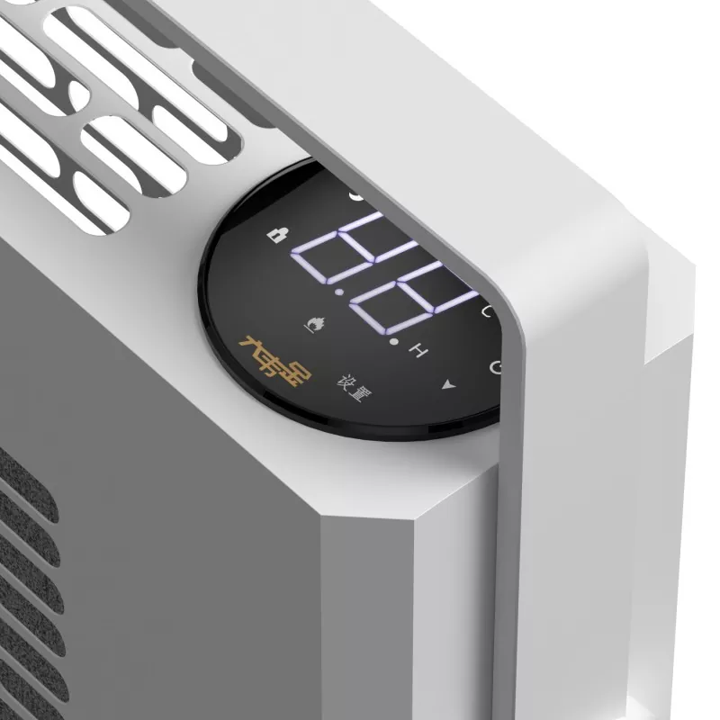 Biały przenośny grzejnik grafenowy dalekiej podczerwieni